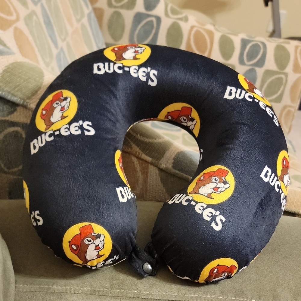 Black Travel Neck Pillow